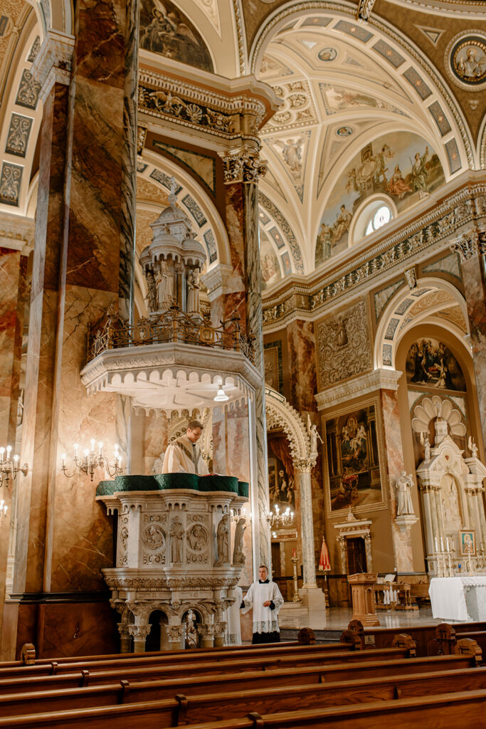 mass at the Basilica of St. Josaphat