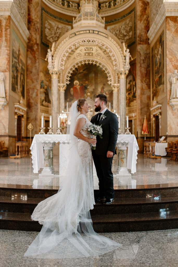 wedding at the Basilica of St. Josaphat