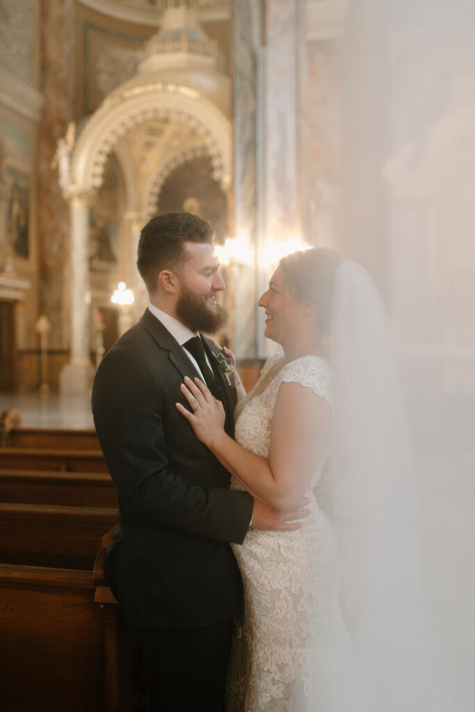 wedding at the Basilica of St. Josaphat