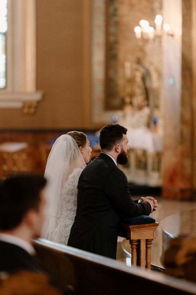 wedding at the Basilica of St. Josaphat