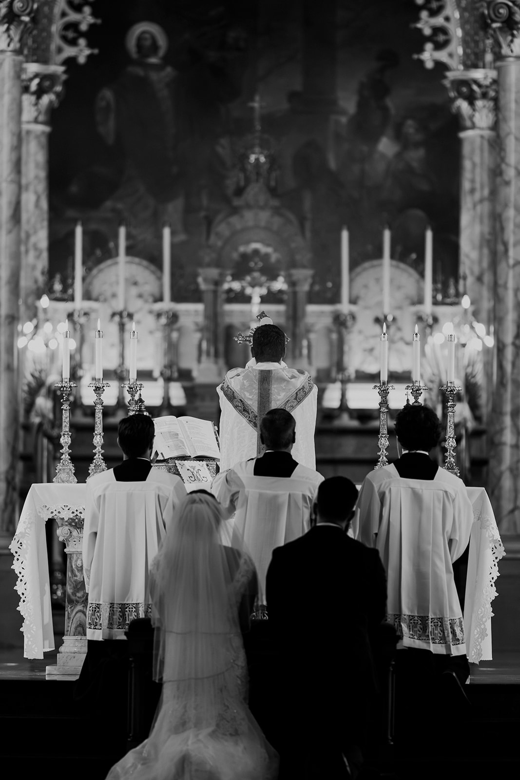 wedding at the Basilica of St. Josaphat