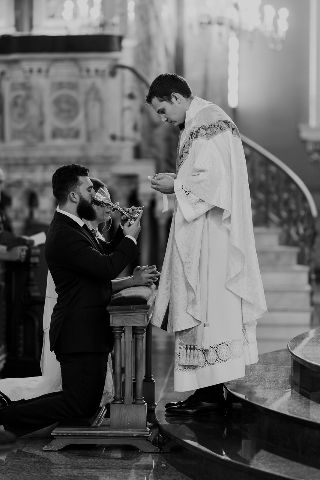 wedding at the Basilica of St. Josaphat