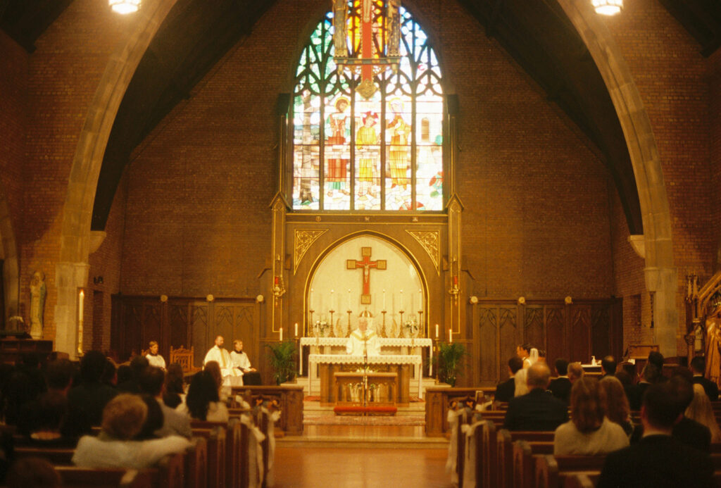 catholic weddings shot on film