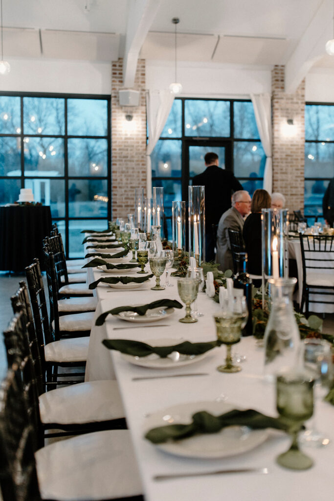 Winter Sioux Falls Wedding Decorations